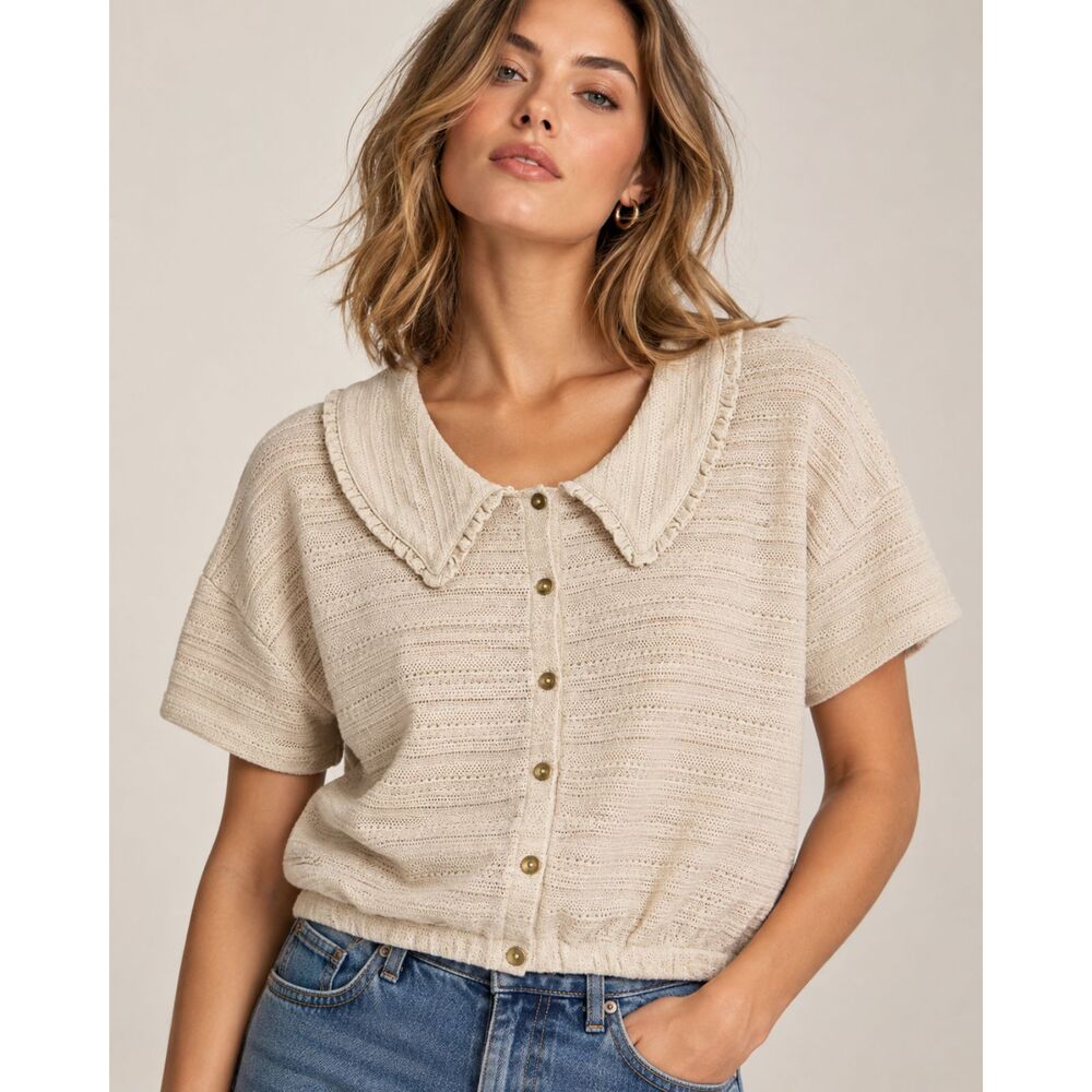 Madewell Women's Cream Cardigan Size Medium